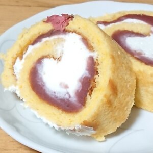【ママパン】さくら餡ロールケーキ